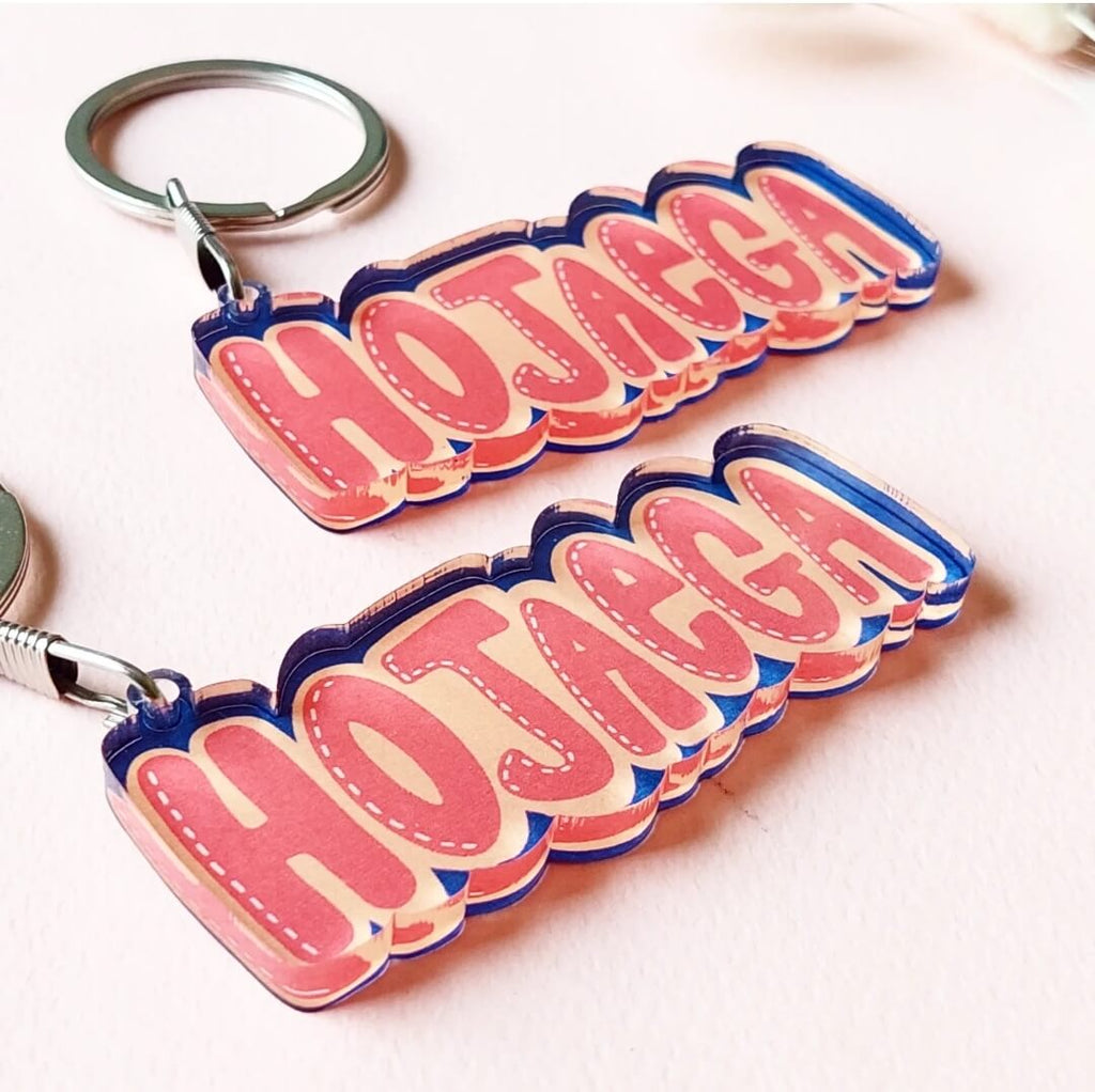 Hojaega Acrylic Keychain