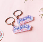 Perfectly Imperfect Acrylic Keychain