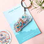 Karachi Doodle Acrylic Keychain