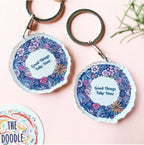 Good things take time Acrylic Keychain