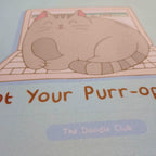Minor Fault - Not Your Purroperty - Doodle Mousepad