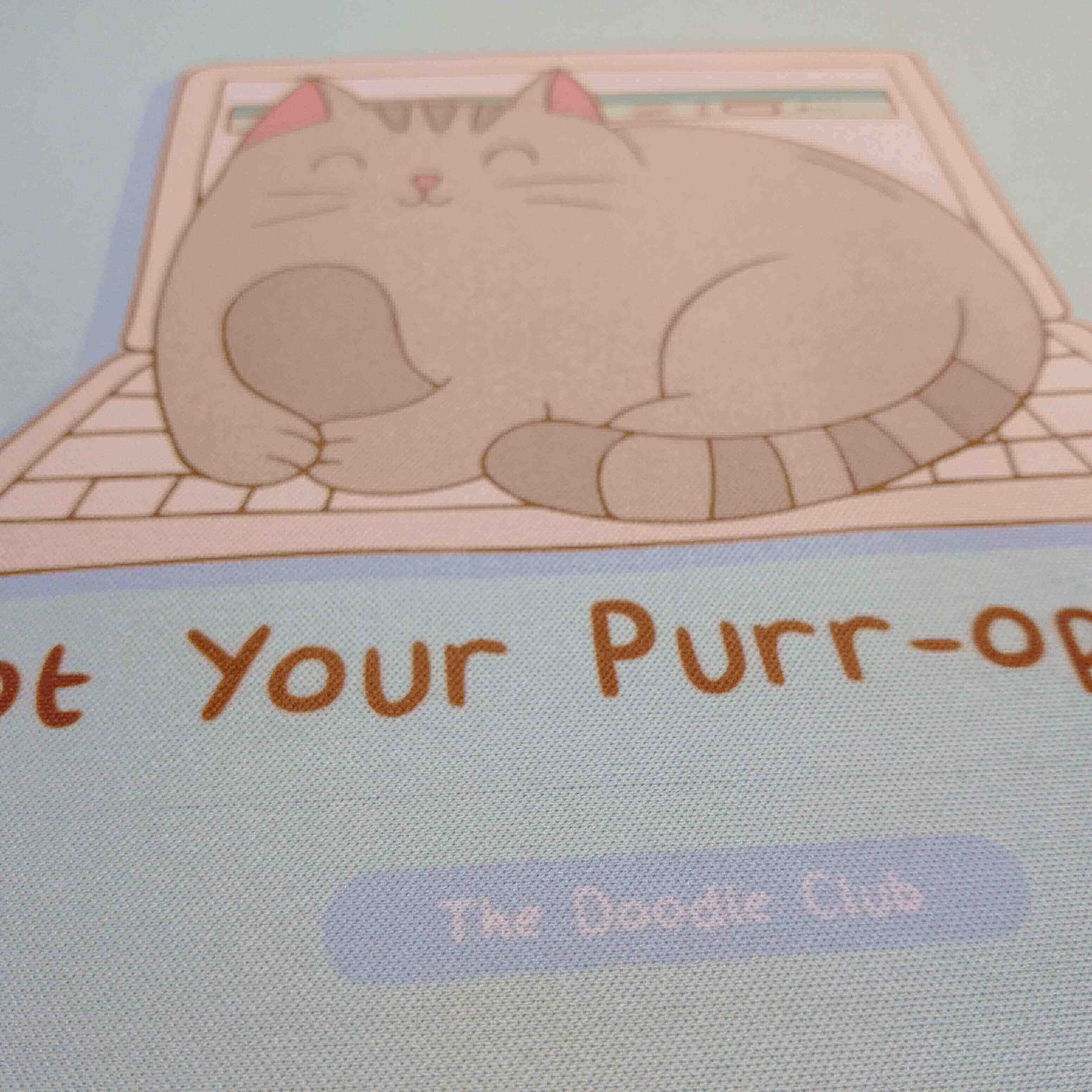 Minor Fault - Not Your Purroperty - Doodle Mousepad