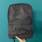 Black Space Doodle Backpack
