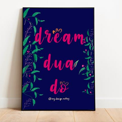 Dream, Dua, Do Crystal Frame (Pre-paid)
