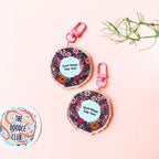 Good Things Take Time Acrylic Pink Clasp Keychain
