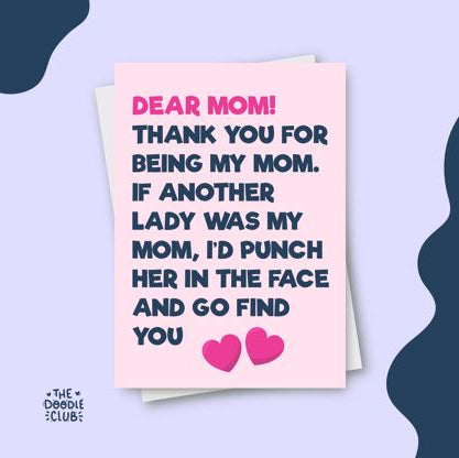 Dear Mom Card