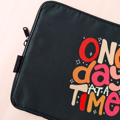 One Day at a Time Laptop Sleeve
