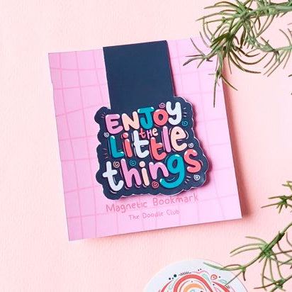 Enjoy The Little Things Magnetic Bookmark