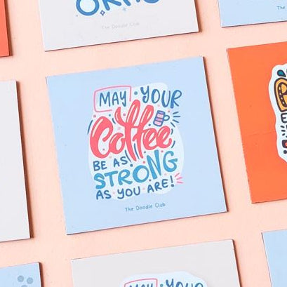 May Your Coffee Purple- Fridge Magnet