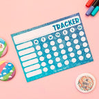 Ocean Hues Dry-Erase A5 Magentic Tracker