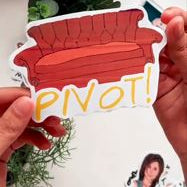 Set of 10 FRIENDS sticker pack