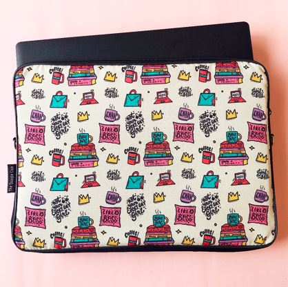 I'm the Boss Doodle Laptop Sleeve
