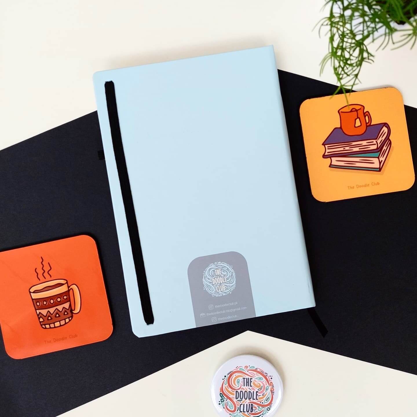 Three Bears Mustard or Ice-blue Journal