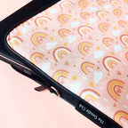 Rainbow Clouds Pastel Pink Laptop Sleeve