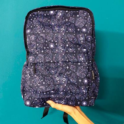 Mystical Stardust - Navy Blue Backpack