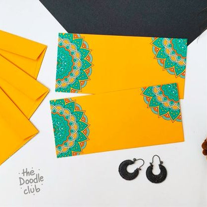 Ornate Yellow Envelopes