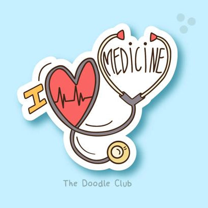I Love Medicine Sticker