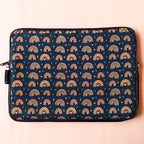 Boho Rainbow Dark Laptop Sleeve