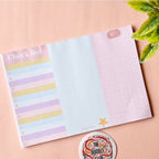 A5 Pastel Notes and Checklist Planner