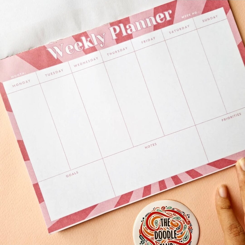 A5 Weekly Agenda Planner