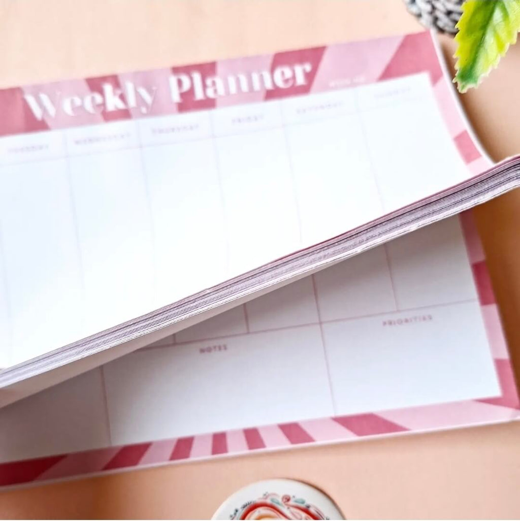 A5 Weekly Agenda Planner