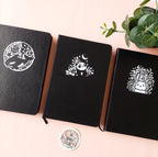 Bunny Bloom Black Paper Journal