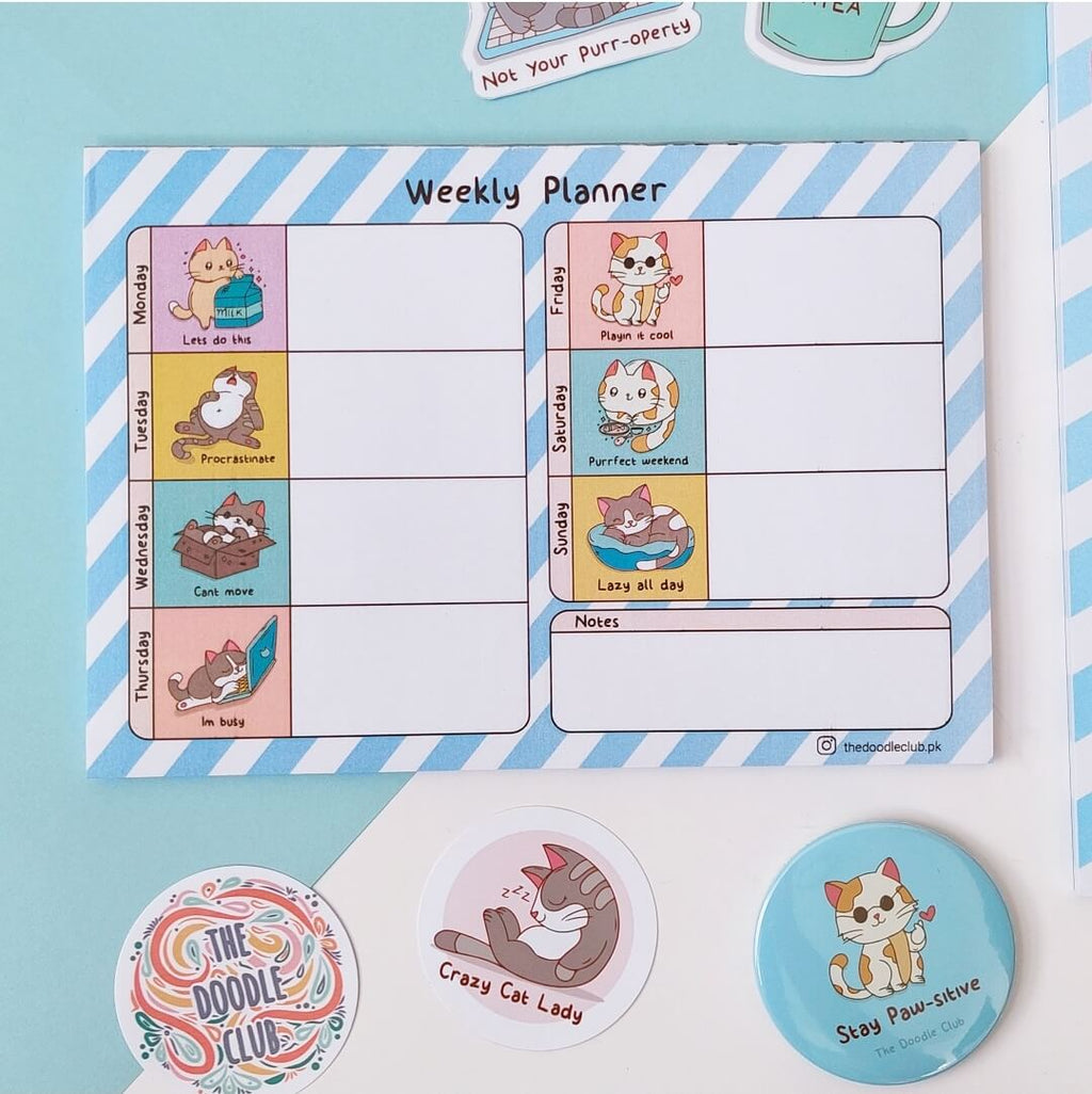 A5 Meow Weekly Planner