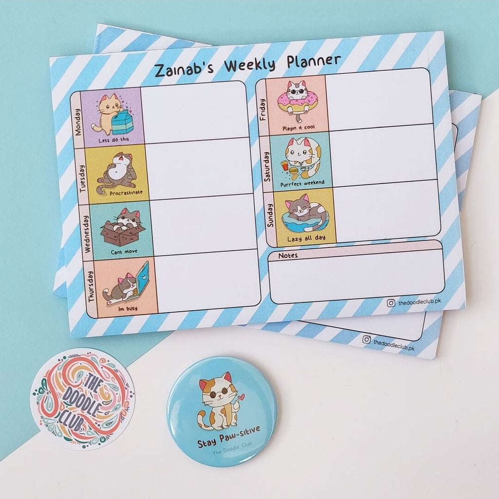 A5 Meow Weekly Planner
