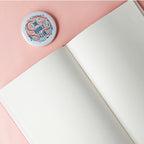 Teal Blue Grow Through Floral Journal