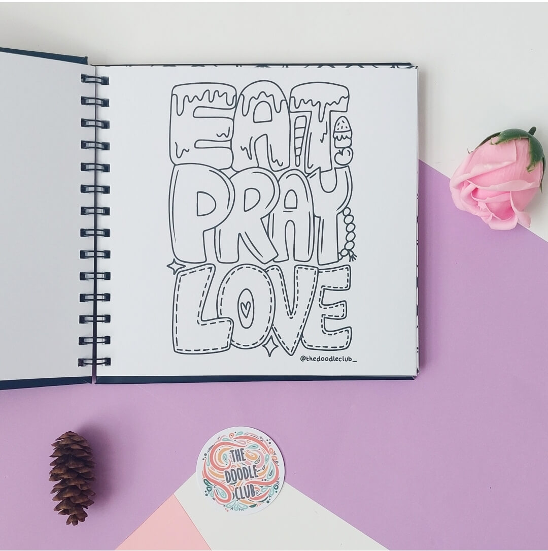 Bliss (Doodles & Mandalas) - Adult Colouring Book