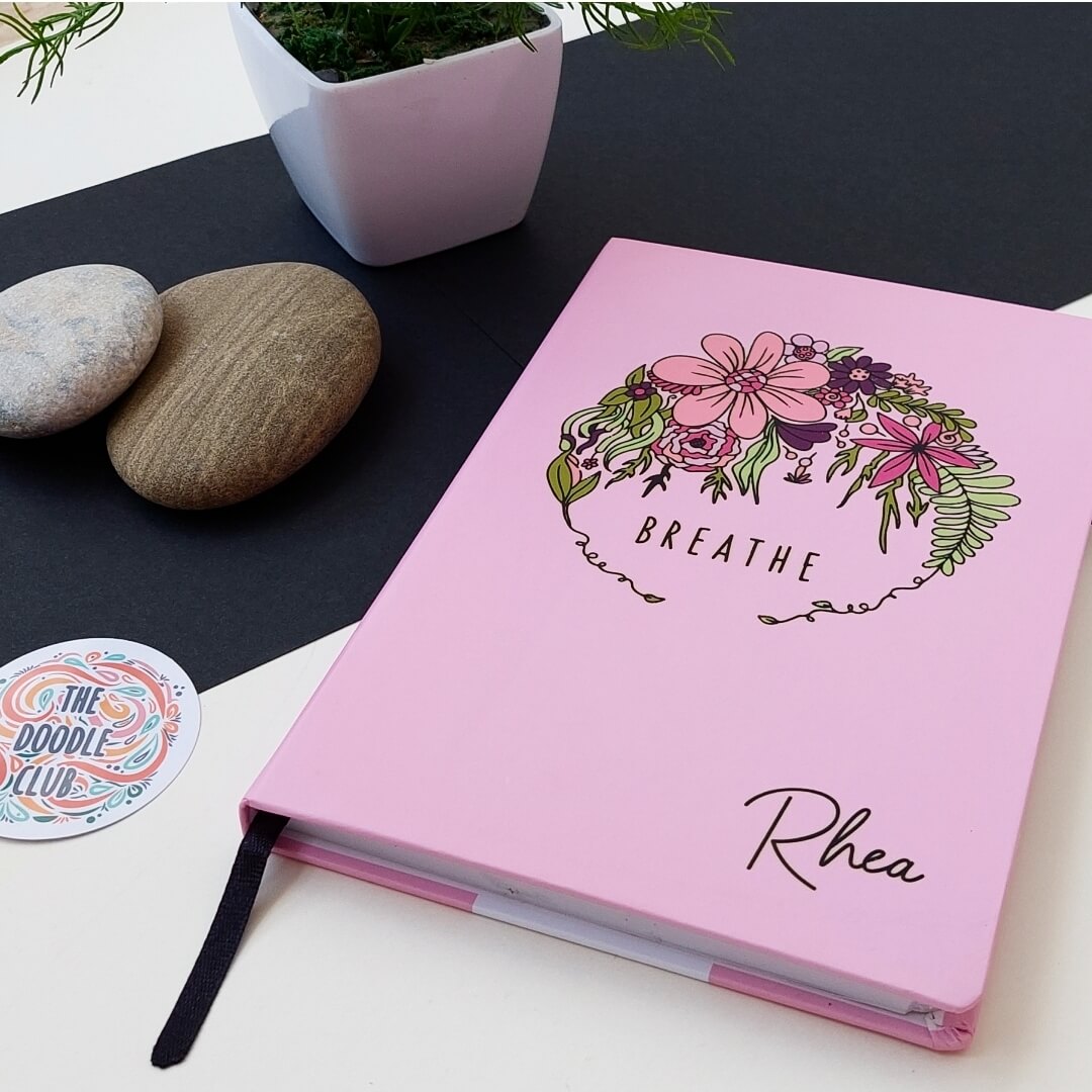 Breathe Named Journal - Powder Pink (Pre-paid)