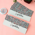 Boho Leaves Congratulations Off-white Envelopes