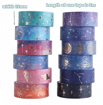 Celestial Galaxy Washi Tapes