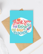 Thank You Card for Teacher - Greeting Cards