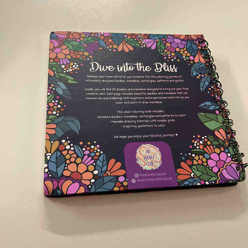 Minor Fault - Bliss (Doodles & Mandalas) - Adult Colouring Book
