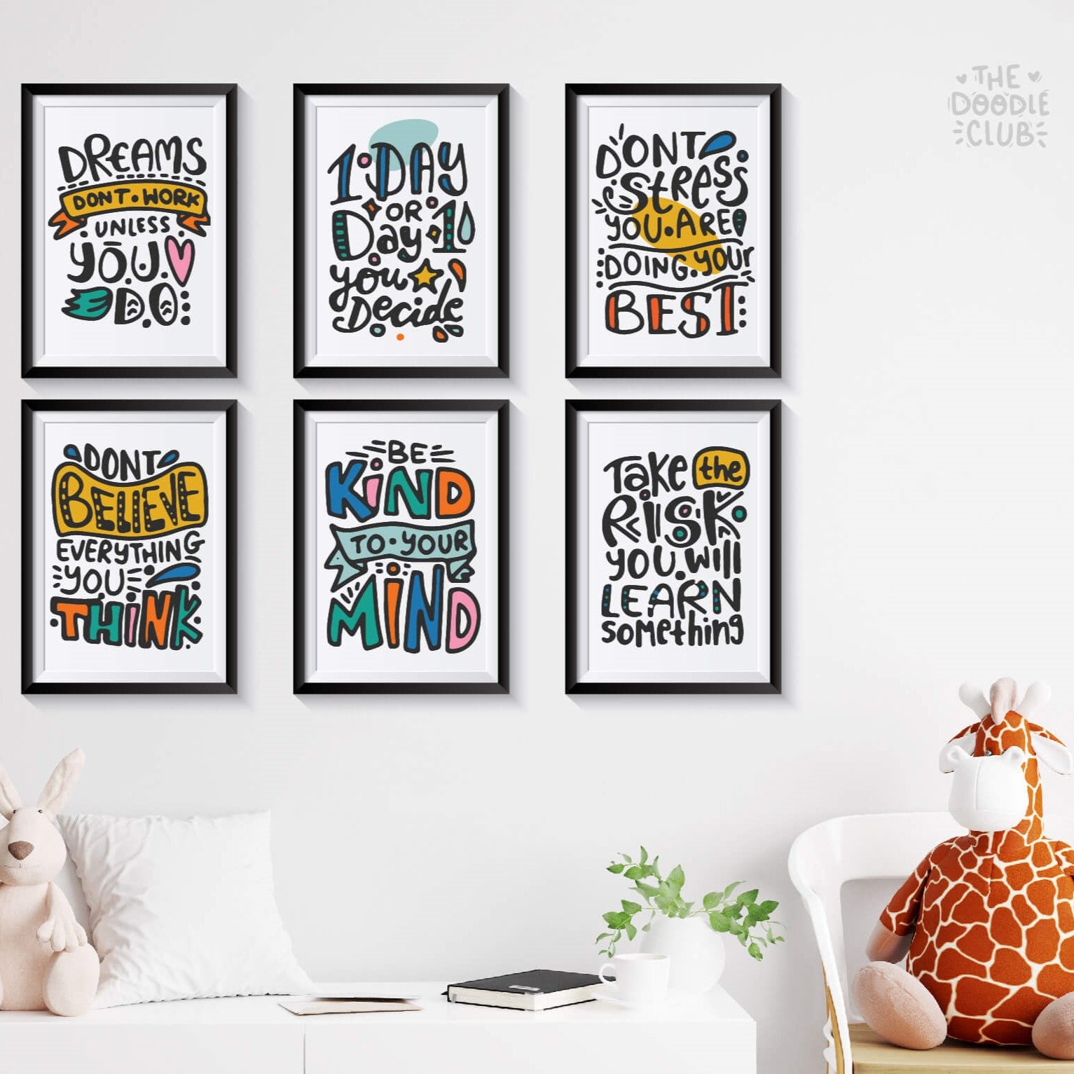 Set of 6 Quotespire Frames (Pre-paid)