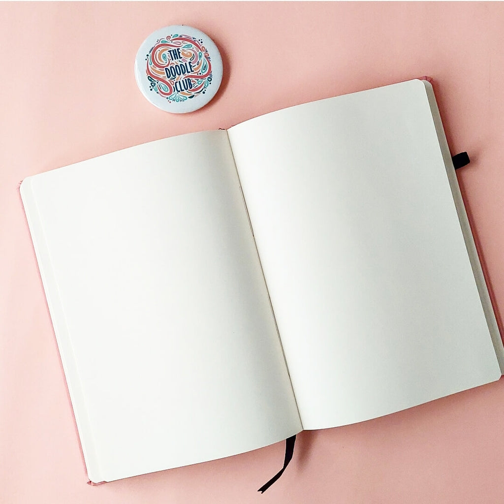 Grow Through Pink Floral Journal