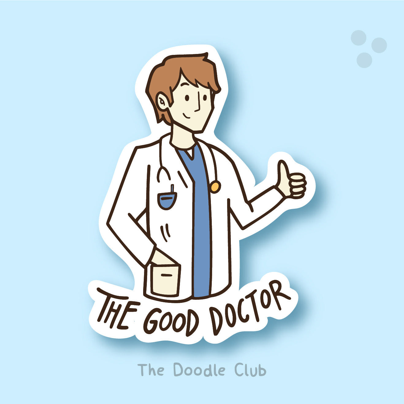 The Good Doctor Boy Sticker