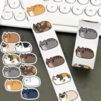 Mini Cat Stickers • Set of 10