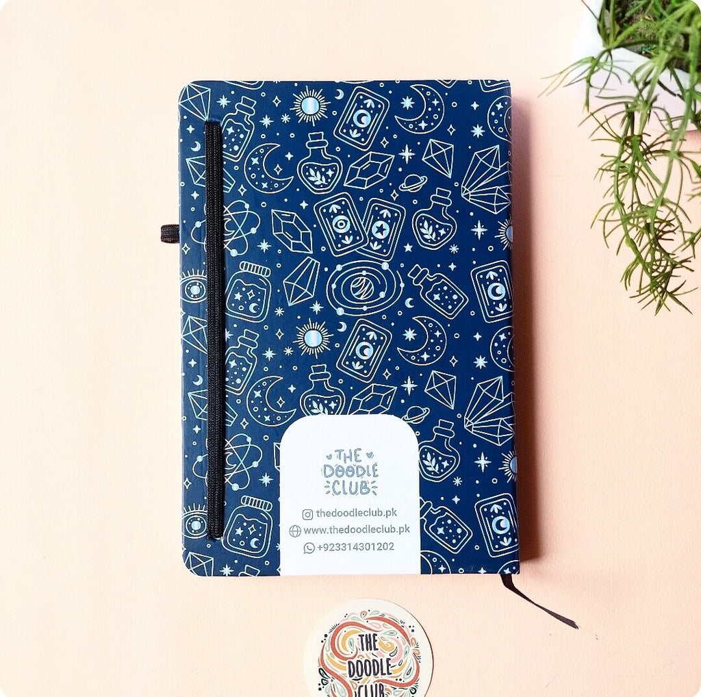 Mystical Stardust - Navy Blue Journal