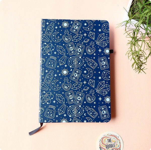 Mystical Stardust - Navy Blue Journal
