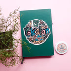 Pakistan Doodle Emerald Green Journal