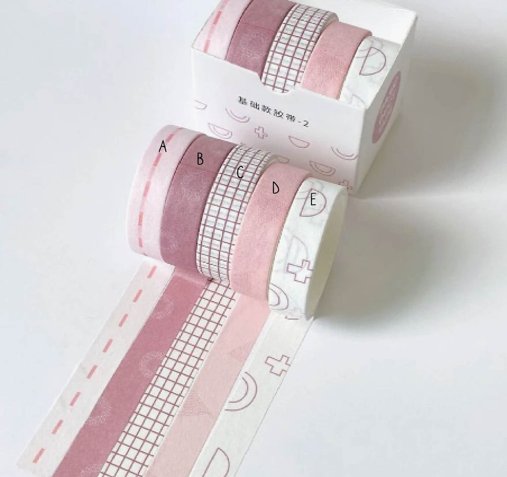 Pastel Pattern Washi Tapes
