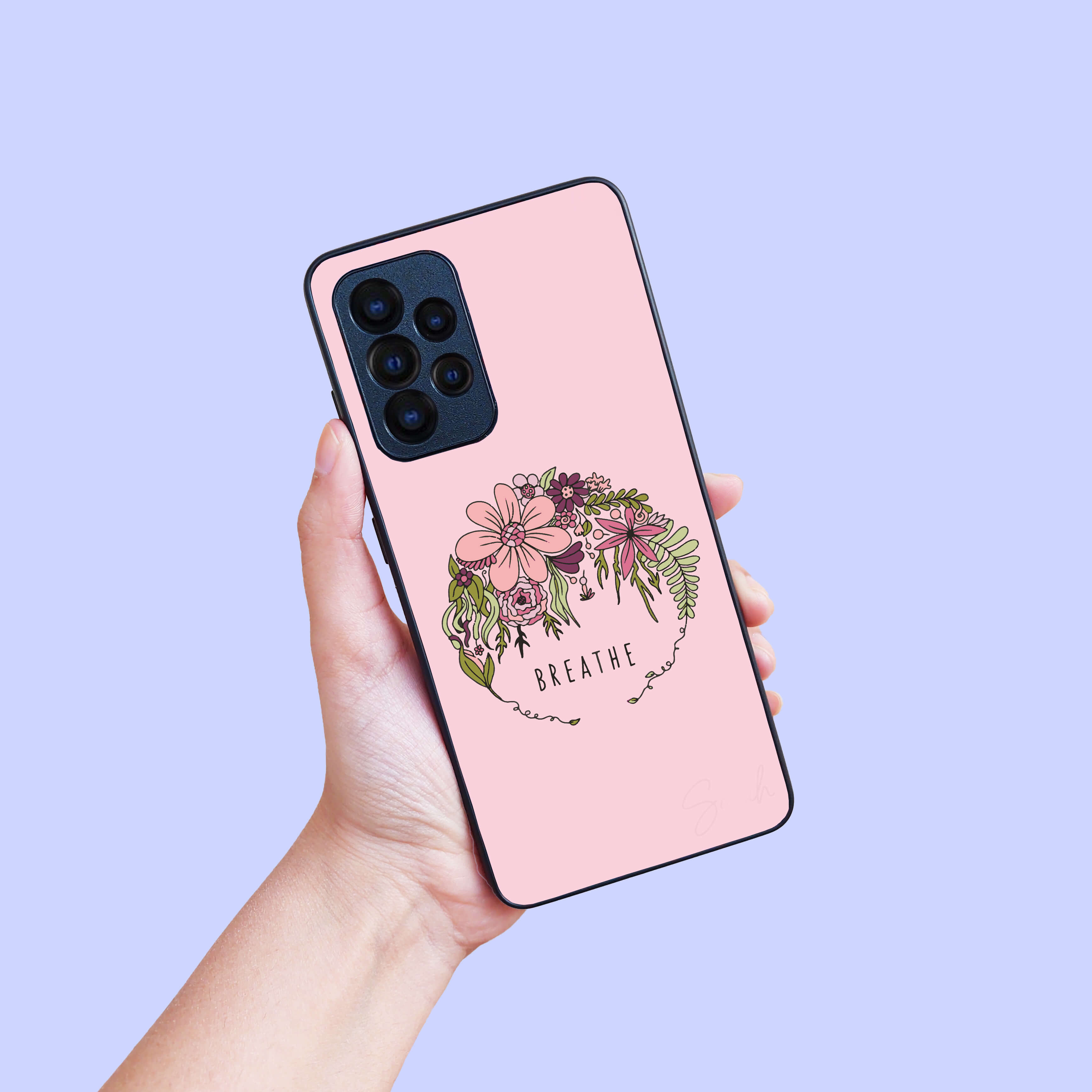 Breathe Pink Phone Cover (Pre-paid)