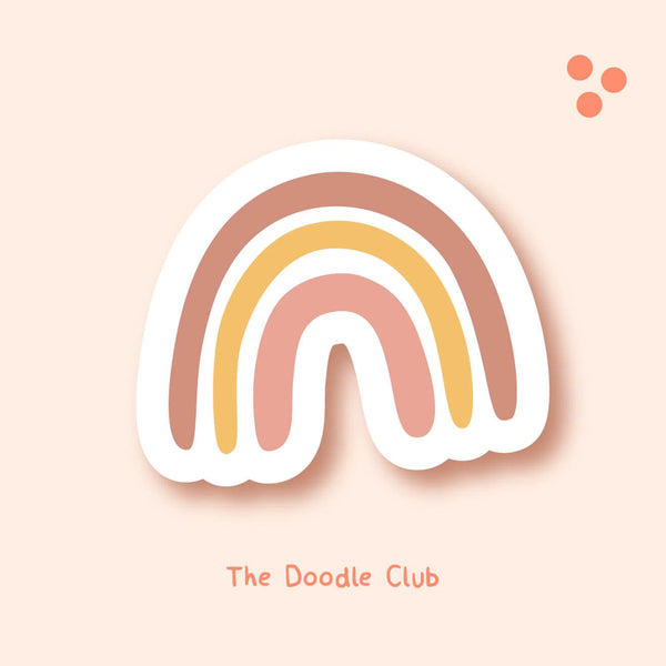 Little Boho Rainbow sticker
