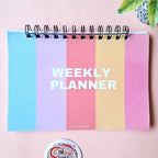 Rainbow Weekly Spiral Planner