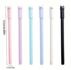 Cute Cat Black Ink Gel Pens