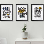 Set of 3 Quotespire Frames (Pre-paid)