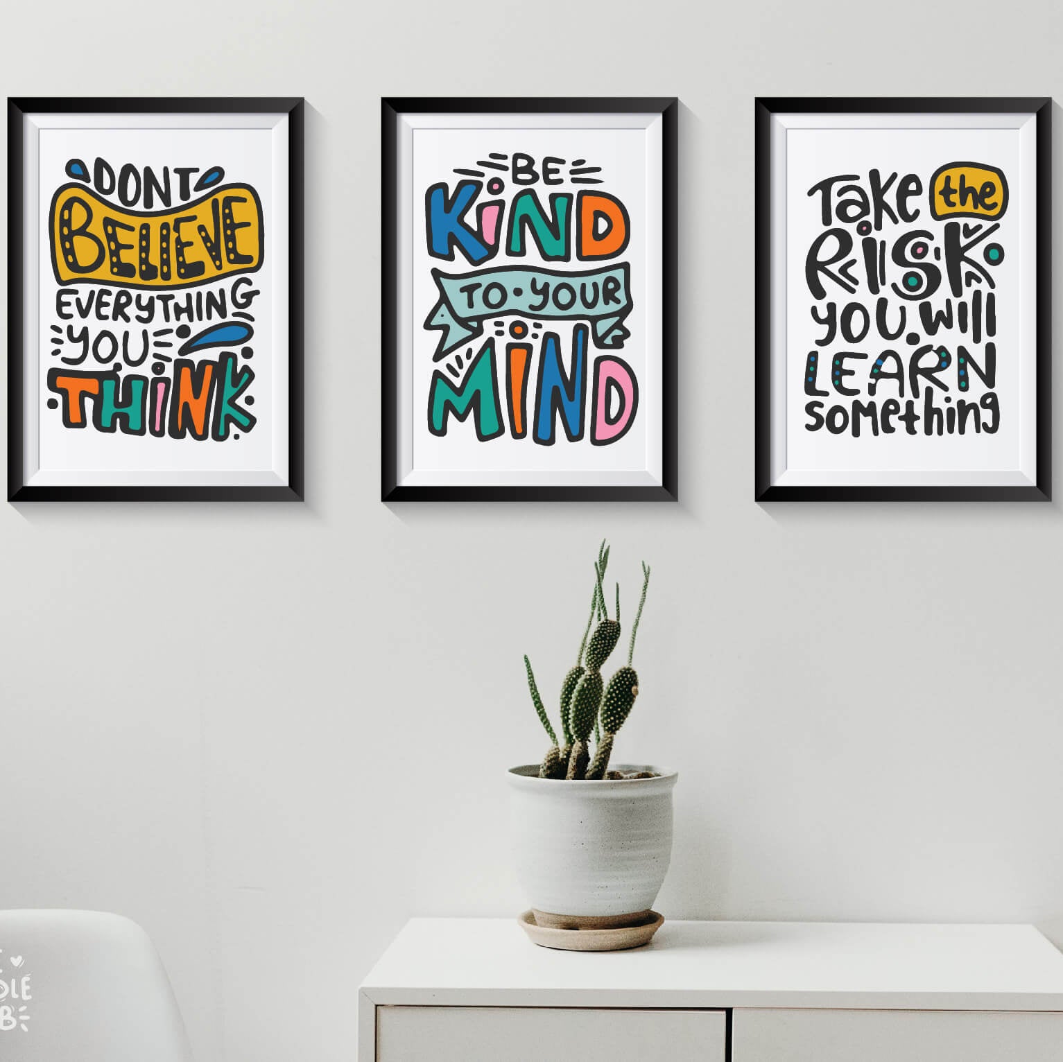 Set of 3 Quotespire Frames (Pre-paid)