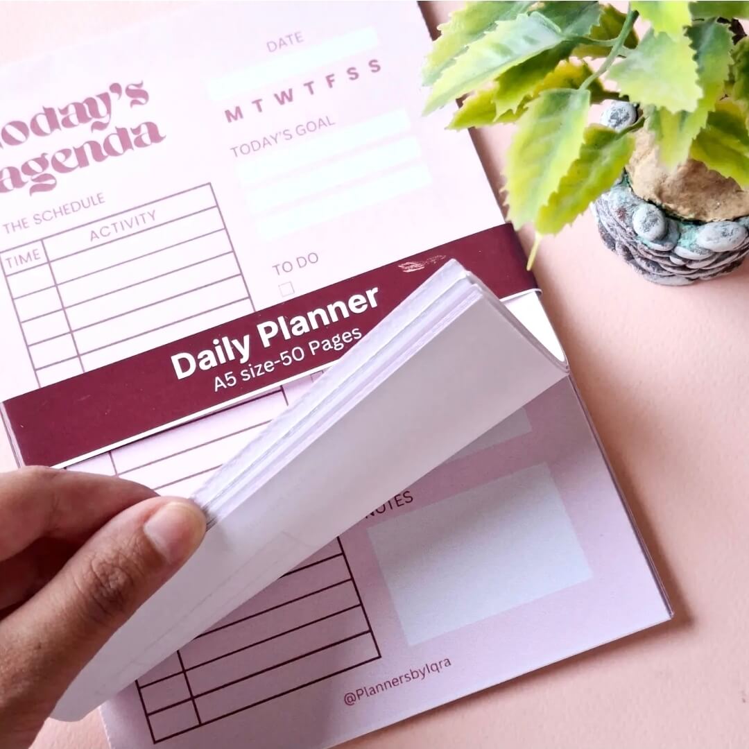 Today's Agenda Daily A5 Planner